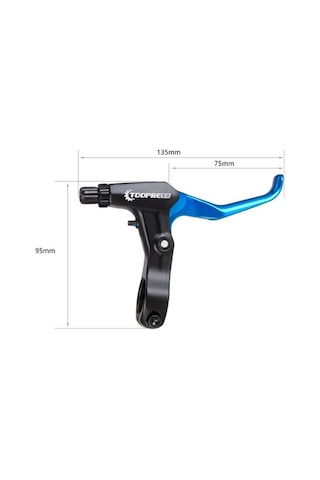 Novahub Store 2x Bisiklet Fren Kolları Mtb V-fren Kolu, Gümüş/altın Bisiklet Parçası Altın