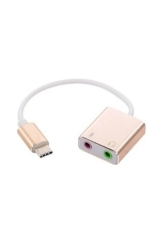 Typec Ses Kartı Type-c Sound Card Typec Mikrofon Kulaklık Ayırıcı