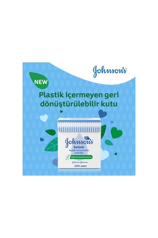 Johnson's Kulak Temizleme Pamuğu 200'lü