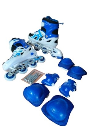 Cansport Can Sport Mavi Işıklı Ayarlanabilir Alıştırma Pateni Ve Mavi