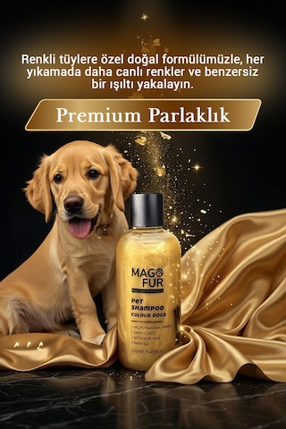 Mago Fur Renkli Tüylü Köpek Şampuanı-250 Ml