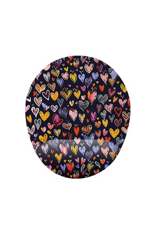 Kalp Desenli Bilek Destekli Mouse Pad