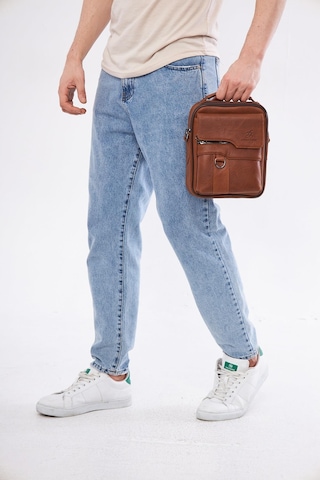 Derinss Deb5121 Hakiki Deri Taba Erkek El Ve Omuz Çantası 001