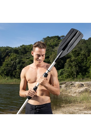 Bestway Fonksiyonel Alüminyum Kürek 145 Cm 62064 , Siyah/gri