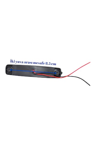 1 Adet Beyaz Parmak Lamba 6 Led 12v 24v