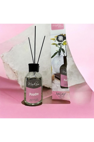 Akçay Markam Çubuklu Oda Kokuları, Poudre 100 Ml Ve White Soap 100 Ml Çiçeksi - Pudralı