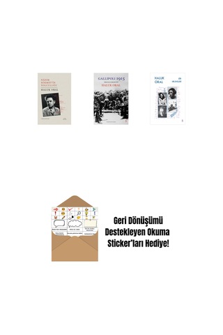 Nazım Hikmet İn Yolculuğu + Gallipoli 1915 Ciltli + Şiir Hikâyeleri + Okuma Sticker'ları