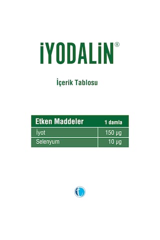 Iyodalin Iyot & Selenyum 25 25Ml 8680133001093
