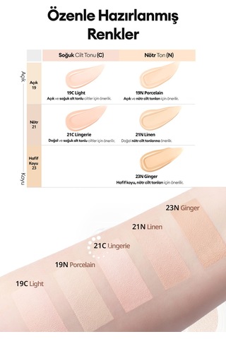 Clio Mat Bitişli Kill Cover Founwear Cushion The Original + Refill 21c Lingerie Spf50+ Pa+++ 21c Lingerie