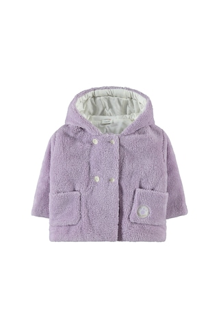 Civil Baby Kız Bebek Kapüşonlu Mont 6-18 Ay Lila 21330f888k31-2 Lila