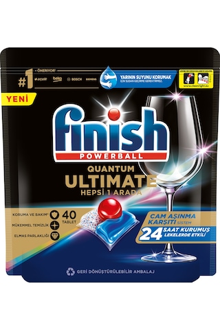 Finish Quantum Ultimate Bulaşık Makinesi Deterjanı 40 Tablet