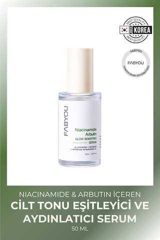 Niasinamid Ve Arbutin İçeren Cilt Tonu Eşitleyici&aydınlatıcı Yüz Serumu 50 Ml