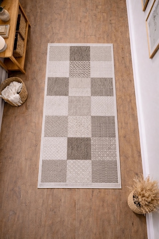 Merinos Rs Sisal 79269-071 Özel Kesme Halı Kahverengi Çok Renkli