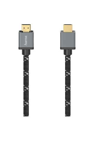 Hama Hm.205239 Ultra High Speed 8k 2m Hdmı Kablo Siyah Gri