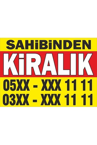 Sahibinden Kiralık Branda-Afiş-Pankart Avrupa Yırtılmaz Branda