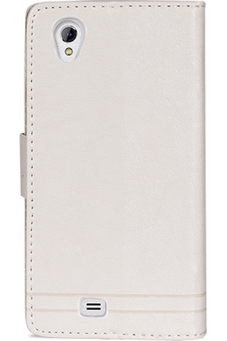 General Mobile Discovery 2 Mini Cüzdanlı Ve Standlı Kılıf Beyaz