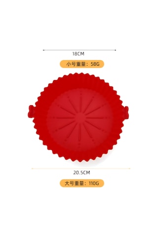 Youtek Güncel Silikon Hava Fritöz Bezi, Yeniden Kullanılabilir, Pişirme Kabı İçin Anti Yapışkan, 450 F Isı Dayanıklı, Çevre Dost Aksesuar Beyaz