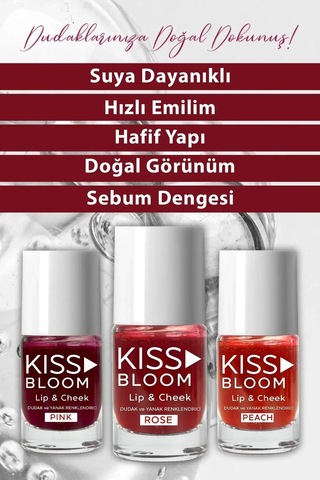 Procsin Kiss & Bloom Doğal Görünümlü Dudak Renklendirici 11 ML Şeftali