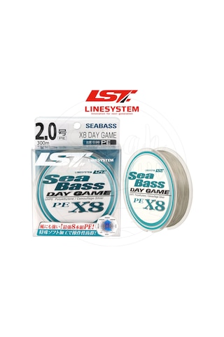Linesystem Seabass Day Game X8 İp Misina Pe 2.0 0.23mm 32lb 300mt