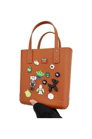 Sade, Şık, Çok Yönlü Ebeveyn-çocuk Çantası-turuncu Turuncu