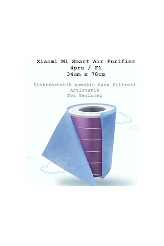 Xiaomi Mi Smart Air Purifier 4 Pro Serisi İçin Statik Toz Tutucu Filtre 10 Adet