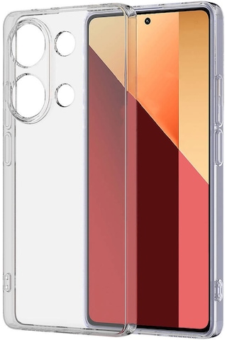 Zore Redmi Note 13 Pro 4g Kılıf Msra Süper Silikon Kapak - Renksiz Renksiz
