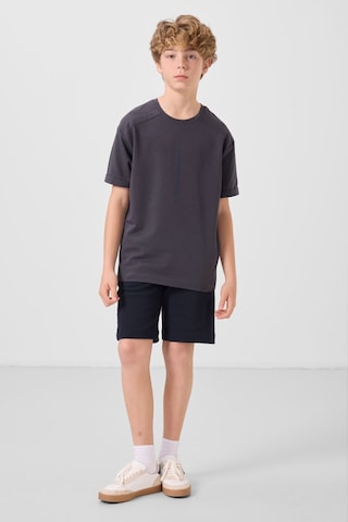 Tommylife Lacivert Pamuklu Yumuşak Dokulu Standart Fit Basic Erkek Çocuk Şort - 11293 Lacivert
