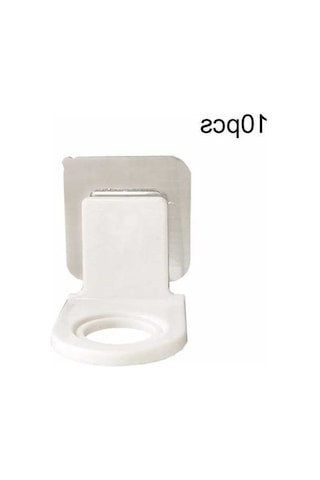 Tongxida 10 Adet Tuvalet Şampuanı Duş Jeli Askılı Raf Askılı Delme Gerektirmeyen Banyo Rafları Gümüş Çizim Yama Modeli Diğer