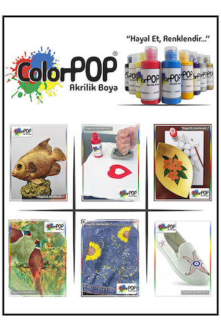 Colorpop Akrilik Boya 8'li Setler