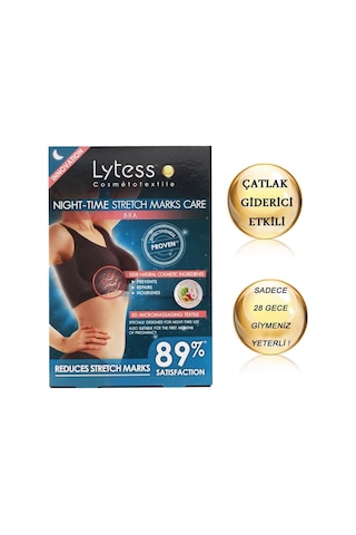 Lytess Night-time Stretch Marks Care - Çatlak Bakım Etkili Sütyen Noir L/xl No Color