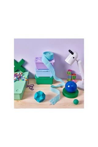 Ikea Glıs 3'lü Kapaklı Saklama Kutusu 10 X 17 X 8 Cm Çok Renkli