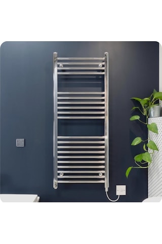 Unbezwingbar Elektrikli Havlupan Termostatlı 50x100 Krom Isıtıcı