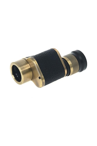 6x24  Baıgısh, Askeri Tarzi Pirinç Ve Deri Kaplamalı, Deri çantalı Monocular Dürbün Sarı Çok Renkli