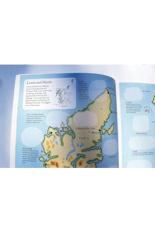 Birlinn - Sticker Atlas Of Scotland