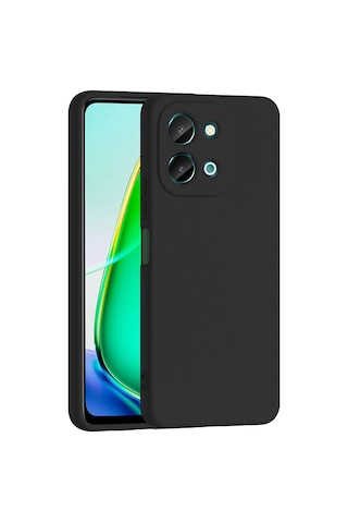 Kilifone - Vivo Y28 4g Uyumlu Kılıf Esnek Koruyucu Mara Lansman Kapak - Siyah - T37823