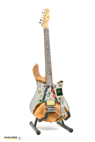 Elektro Gitar Custom Epoksi & Yıllanmış Ağaç Kişiye Özel Natural
