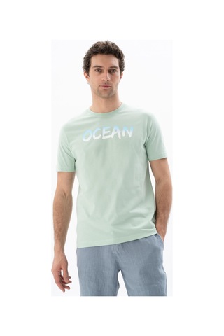 AR-MA Arma Erkek Regular Fit Bisiklet Yaka Tişört Y25344406001 Yeşil