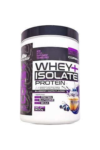 Mustang Nutrition Core+ Series Isolate Whey Protein Tozu 900 Gr 30 Servis Yaban Mersinli Kek + Shaker + Protein Kahve Hediyeli Blueberry