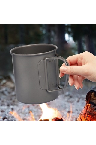 Dancemonkey Widesea Wstt-375ml Hafif Titanyum Bardak Altın