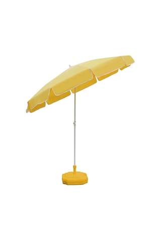 Ods Plaj Şemsiyesi 180/8 Bidonlu - Sarı Sarı