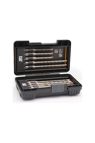 Cat Da03901 10 Parça Tungsten Karbür Sds-plus Beton Matkap Uç Seti