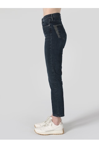 Colin's 703 Carla Slim Fit Normal Bel Düz Paça Mavi Kadın Pantolon CL1063467_Q1.V1_DN42488