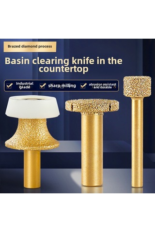 Suofeng Mermer Ve Kuvars Taşları İçin Taban Lavabo Freze Aracı, Kesme Ve Taşlama İşleri İçin Hassas Ve Dayanıklı Uç 100