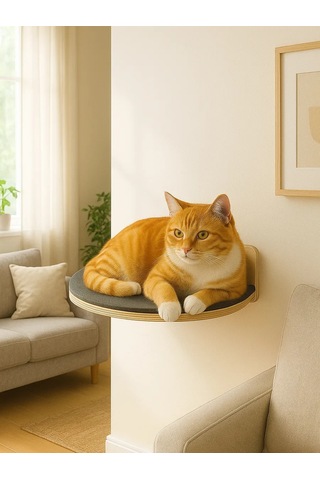 Go Cats Kediler İçin Halılıklı Duvara Monte Kitaplık 430861487