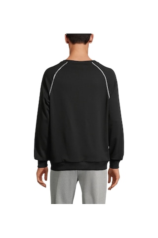 Siyah Fila Erkek Bisiklet Yaka Sweatshirt Landin Fam0297 Siyah