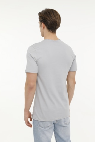 Kinetix M-Sn234 Bsc Raw Edge 4Fx Grı Erkek Kısa Kol T-Shirt 000000000101533125