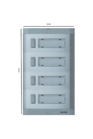 4'lü Aluminyum Zil Butonu Işıklı Hp'siz Yenişark