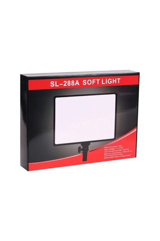 Pdx Plus,sl-288a Soft Light Video Fotoğraf Soft Işık,2 Metre Döküm Ayaklı
