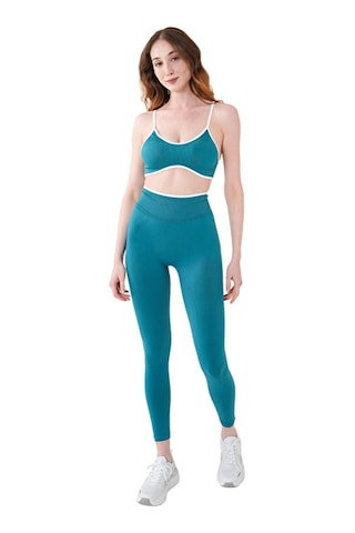 Musclecloth Nova Seamless Sport Bra Cool Blue