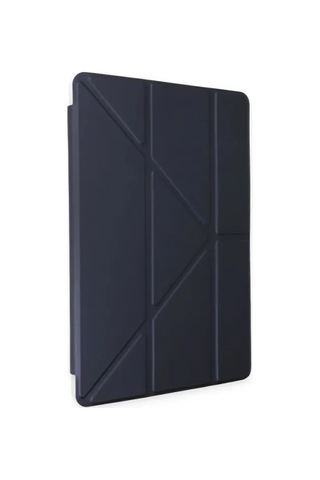 Jenerik Apple İpad Air 4 10.9 Kılıf Kalemlikli Mars Tablet Kılıfı - Lacivert